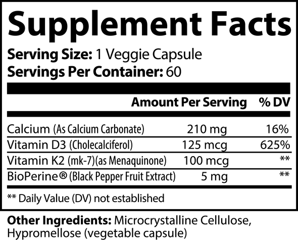 D3 K2 + Calcium