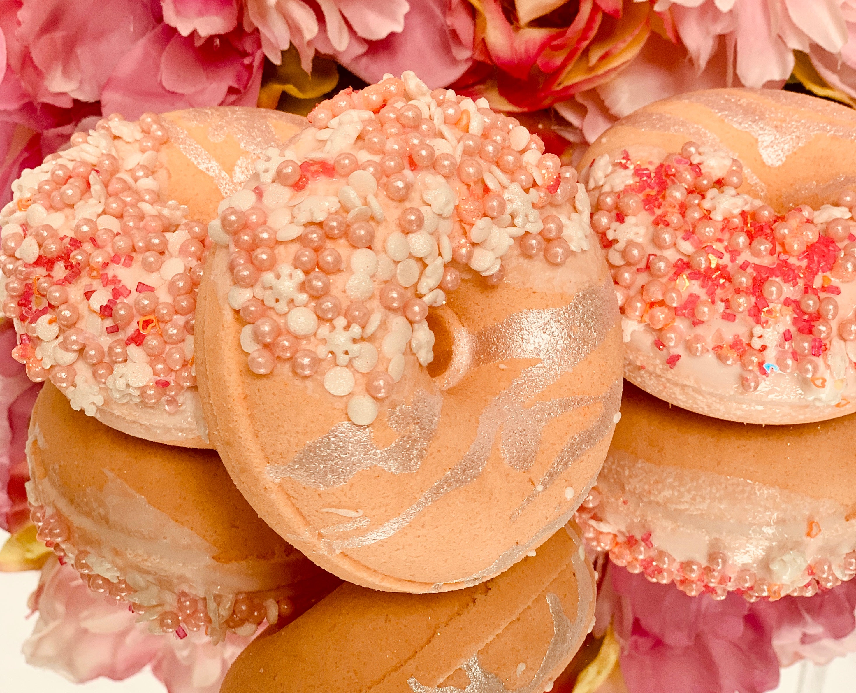 Vanilla Seduction Donut Bath Bomb Vanilla Seduction Donut Bath Bomb